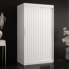 Kleiderschrank Riflo Wave 1 100 Garderobe Sideboard mit Spiegel Wohnzimmer