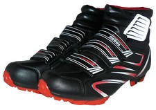 Winter-Fahrradschuh Mountainbikeschuh schwarz-rot MSW-RT Gr. 41 - 45 NEU