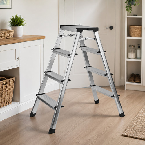 Alu klapptritt trittleiter - alu,