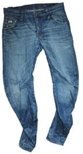 G-Star Arc 3D Slim Herren Jeans W32 L32 Blau Denim Schmaler Fit Kultmodell