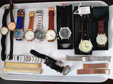 Konvolut von 10 Herrenuhren