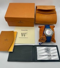 EBEL 1911 DISCOVERY HERREN UHR STAHL 06548 QUARZ STAHL ARMBAND LIM. FC BAYERN