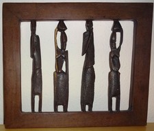 Afrika Schnitzerei 2 Männer +