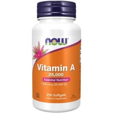 Now Foods, Vitamin A Depot, 25000IU, 250 Weichkapseln