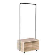 Kleiderständer Wäscheständer Garderobenständer Schuhregal Ablage Holz 0061hei