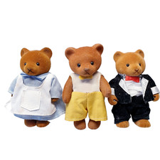 Simba Bear Family Bärenwald Familie Sylvanian Families 5 Stück Vintage