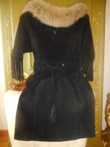 Schickes apart wildleder kleid - schickes,