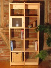 Regal Regalsystem Bücherregal Holz Kiefer massiv natur flexibel & erweiterbar