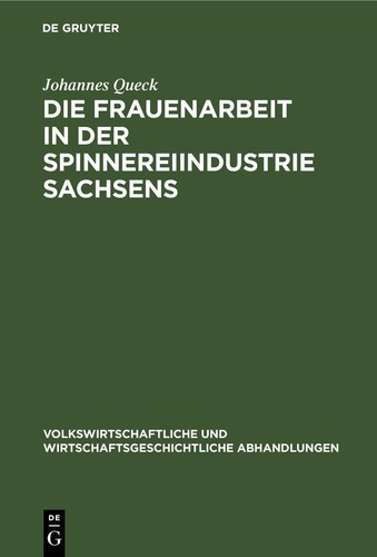 Die frauenarbeit der - in,