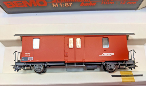 H0m bemo 2265 - 191, gepäckwagen