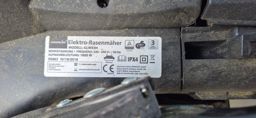 Eletro rasenmäher gardenline - eletro,