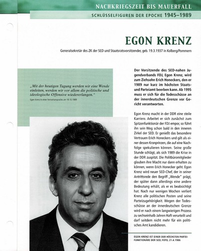 Egon krenz generalsekretär - -,