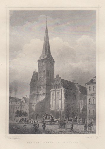 Berlin nikolaikirche original - nikolaikirche,