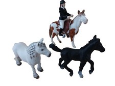 Schleich Horse Club 13739 - Fell Pony Hengst - Schimmel Und 2 weitere Pferde