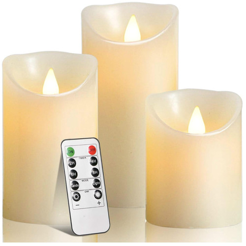 Flammenlose led kerzen - led-kerzen, 3