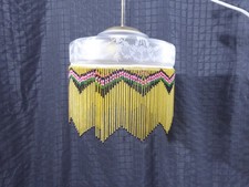 Jugendstil Glasfransen Glas