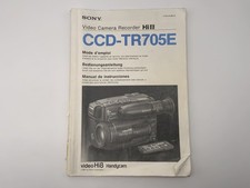 Sony ccd tr705e video - sony, ccd-tr705e