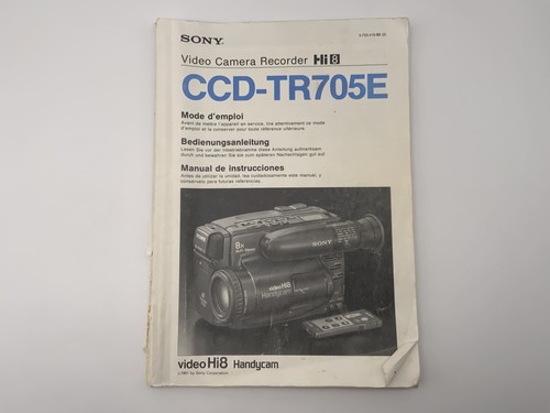 Sony ccd tr705e video - sony, ccd-tr705e