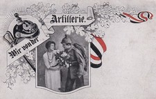 Wir von der Artillerie AK 1917