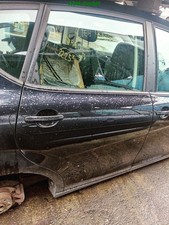 Tür hinten rechts Seat Altea Farbcode LC9Z Farbe Schwarz Black Magic Pearl