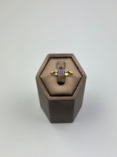 Ring 9 kt Gold Amethyst und