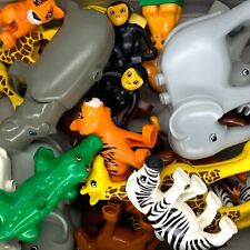 LEGO Duplo Tiere Zoo Bauernhof - Elefant Giraffe Zebra Tiger Bär Pferd Kuh usw.