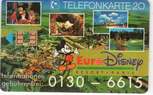 Telefonkarten disneys - telefonkarten,