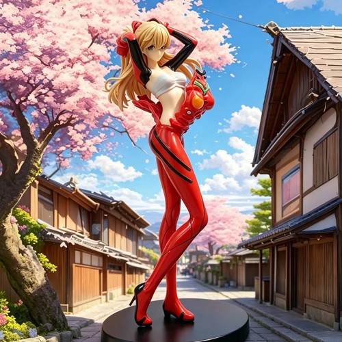 Asuka langley figur evangelion - langley,