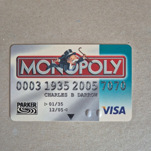 Monopoly banking bankkarte - monopoly,