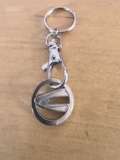 Werbeartikel Schlüsselanhänger CAMEL mit Einkaufswagenchip unbenutzt aus Metall