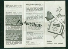 Altes Werbe-Faltblatt