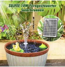 Buntes LED Solar Springbrunnen