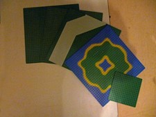lego Grundplatten Konvolut Größe 25x25 cm und 12,5x12,5 cm