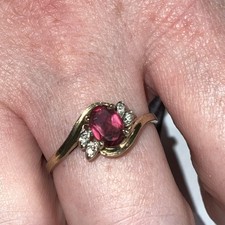 9K 375 Yellow Gold Ring with