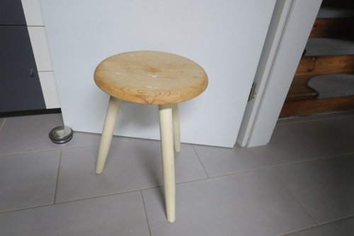 Alter hocker holz bein - hocker, 3