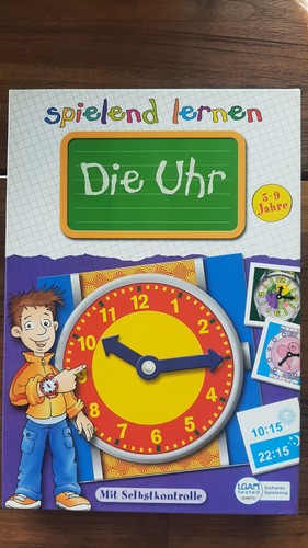 Lernspiel die uhr ab 5 - lernspiel, "die