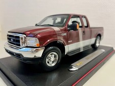 DieCast Ford F-350 Lariat 2004 1:18 Maisto Maroon Silver selten rar US Pickup