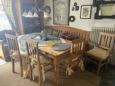 Weichholz Küchentisch mit Stühlen Holztisch