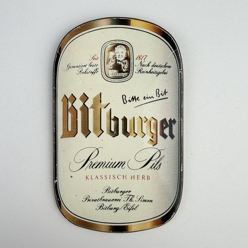 Zapfhahnschild bitburger - zapfhahnschild, "bitburger