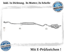 Auspuffanlage Opel Astra G CC 1.6 62KW Bj.03-05 Schrägheck Auspuff Schelle