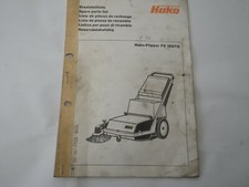 Ersatzteilliste Hako-Flipper FE  (6273)  Original Hako Hausdruckerei
