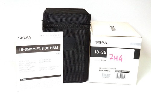 Sigma objektiv 35mm 8 - sigma, f1.8