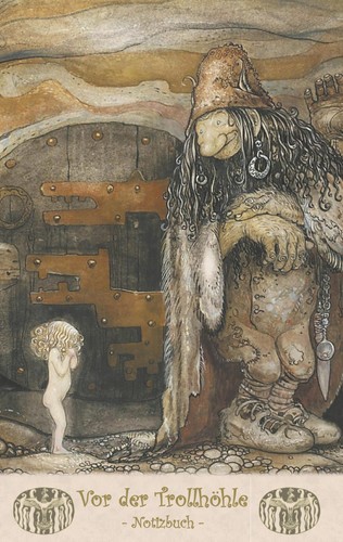 Vor der trollhöhle - trollhöhle,