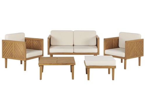 Lounge set akazienholz - set,
