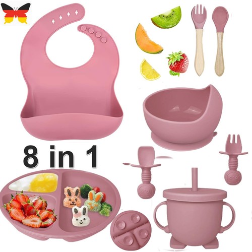 Silikon baby geschirrset - silikon,