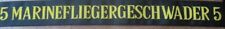 5 MARINEFLIEGERGESCHWADER 5  MB cap Tally German Navy Mützenband