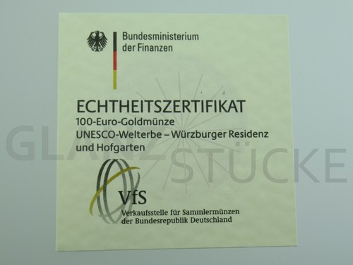 100 euro goldmünze 2010 - 100,