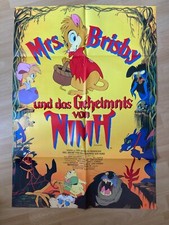 Filmposter * Kinoplakat * A1 * Mrs. Brisby und das Geheimnis von NIMH * 1982