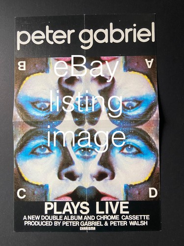 Peter gabriel plays - "plays, live"