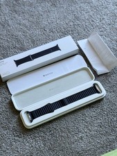 Original Apple Leather Loop Midnight Blue Magnetic 42mm Grosse L - Wie Neu